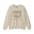 Isaiah 9:6 Sweatshirt – Wonderful Counselor Prince of Peace Christmas Crewneck