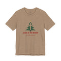 Jesus Is the Reason T-Shirt – Christmas Tree Cross Christian Tee