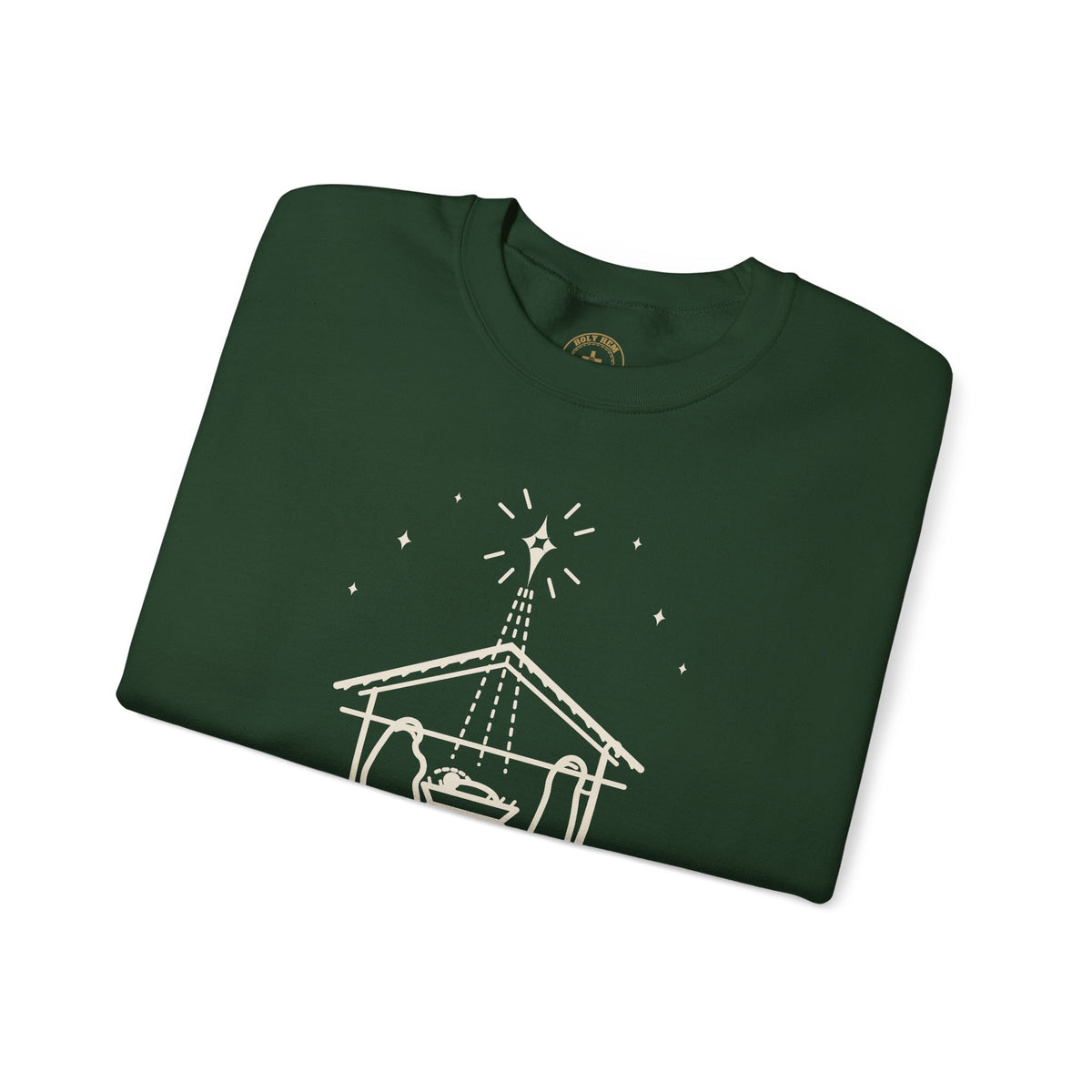 A Thrill of Hope Sweatshirt – Line Art Nativity Christmas Crewneck