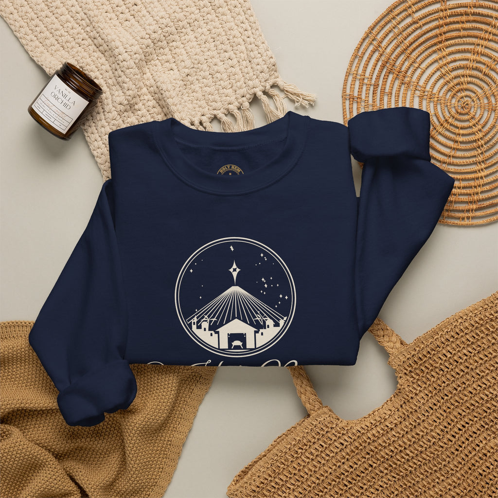 O Holy Night Sweatshirt – Bethlehem Nativity Christmas Crewneck