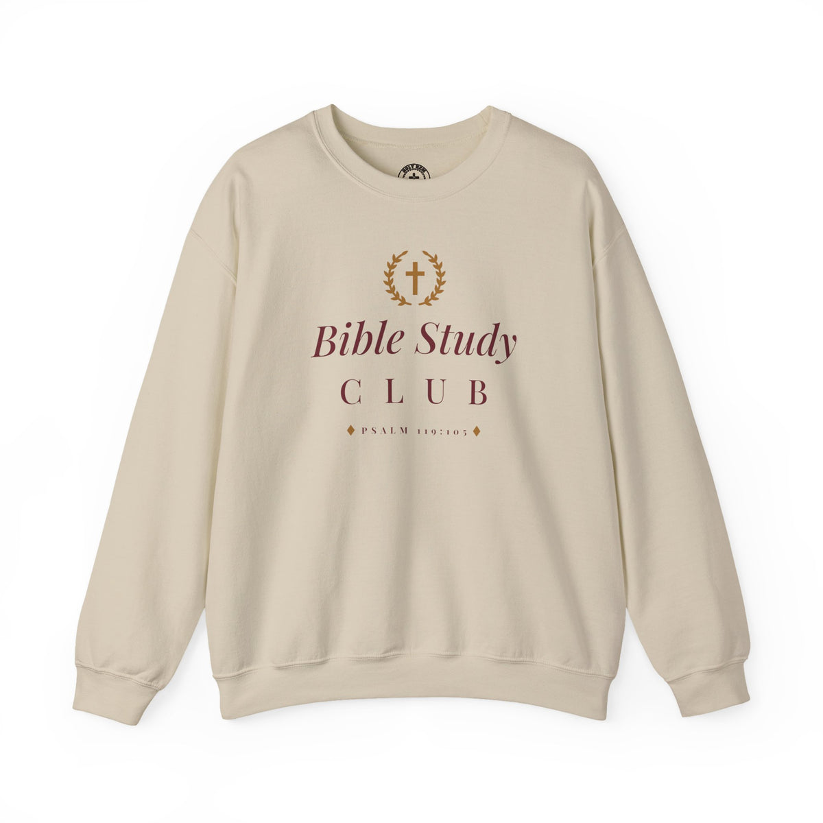 Bible Study Club Sweatshirt – Laurel Crest Psalm 119:105 Christian Crewneck
