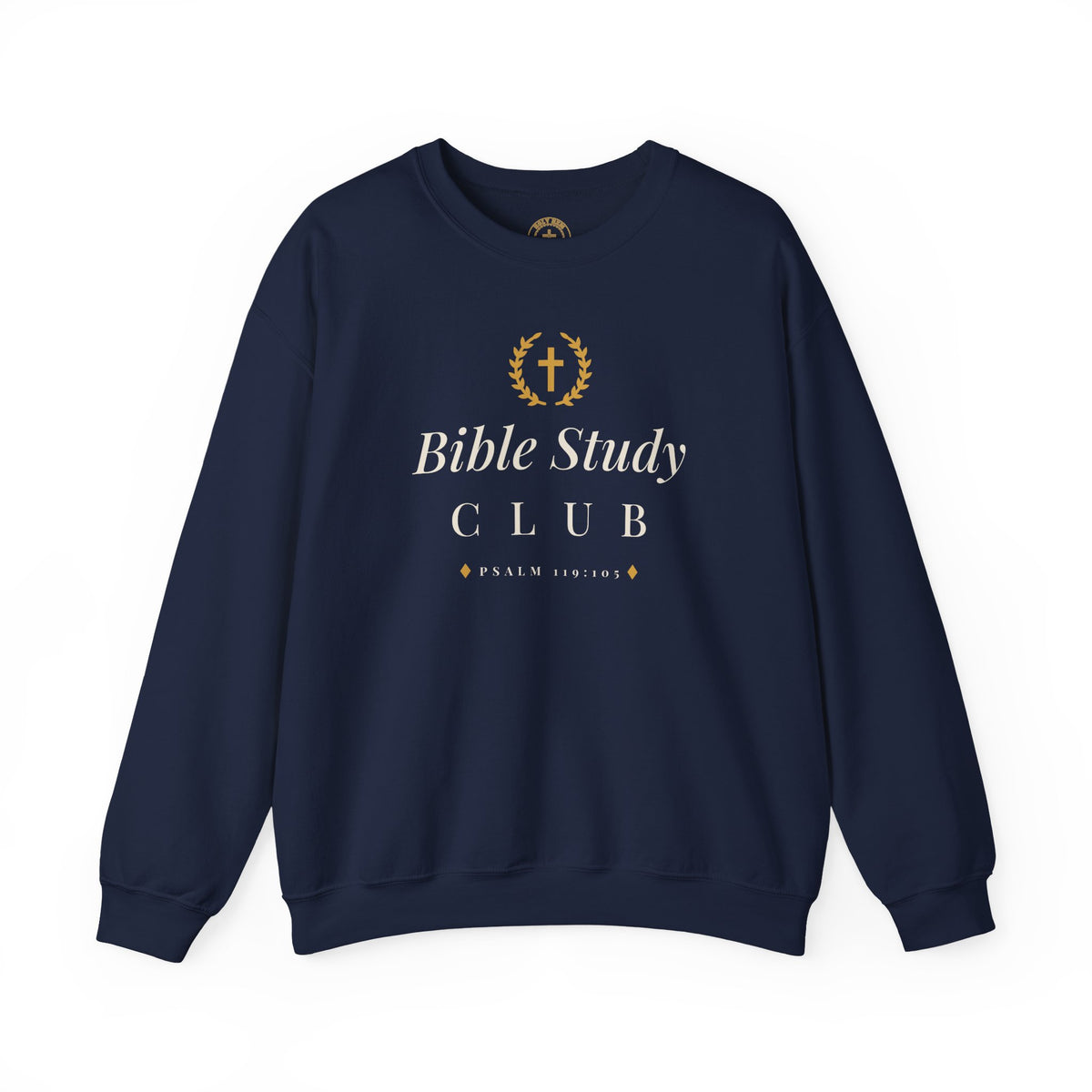 Bible Study Club Sweatshirt – Laurel Crest Psalm 119:105 Christian Crewneck