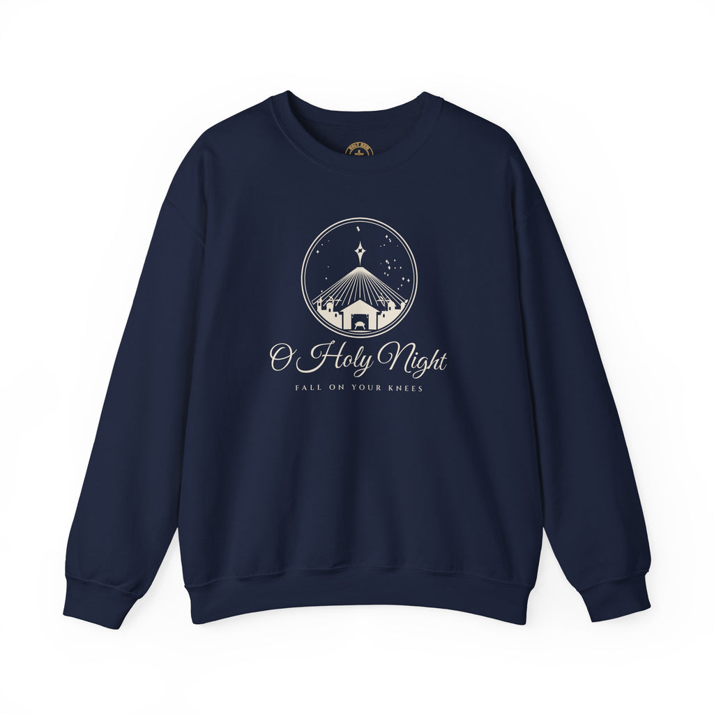 O Holy Night Sweatshirt – Bethlehem Nativity Christmas Crewneck