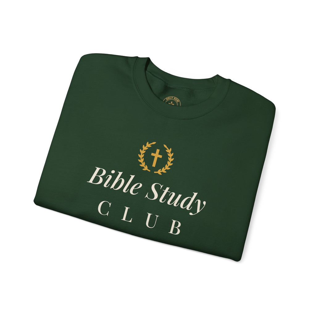 Bible Study Club Sweatshirt – Laurel Crest Psalm 119:105 Christian Crewneck