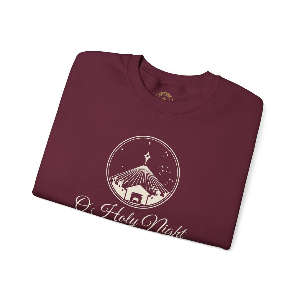 O Holy Night Sweatshirt – Bethlehem Nativity Christmas Crewneck