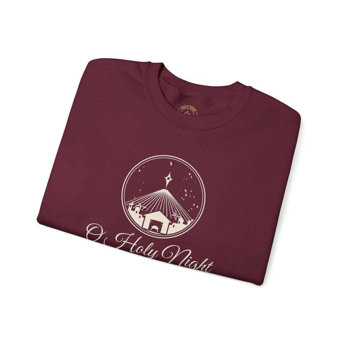 O Holy Night Sweatshirt – Bethlehem Nativity Christmas Crewneck