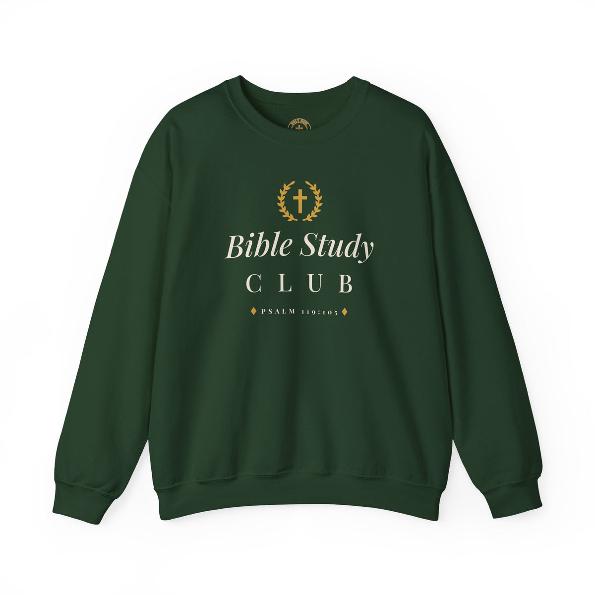 Bible Study Club Sweatshirt – Laurel Crest Psalm 119:105 Christian Crewneck