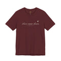 Love Came Down T-Shirt – Minimal Script Luke 2:11 Christmas Tee